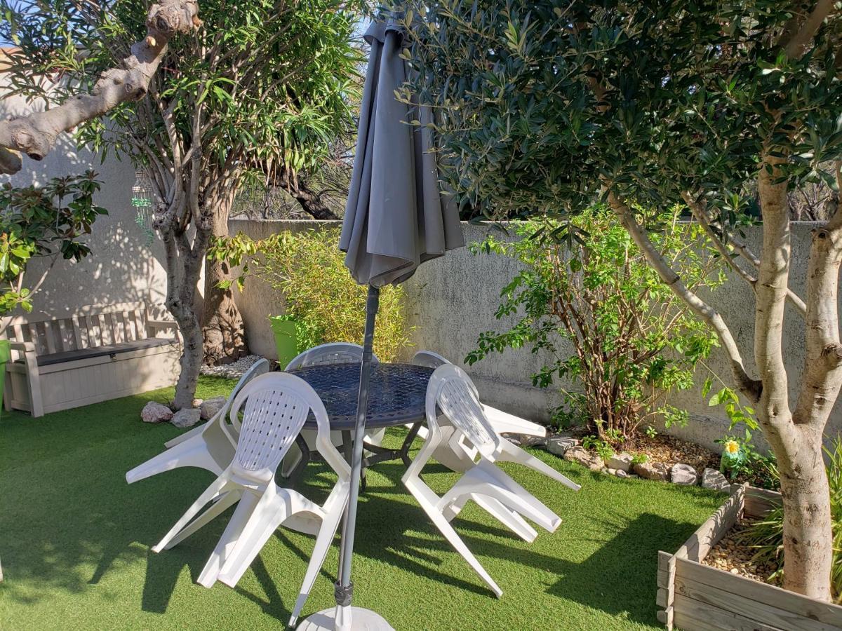 Reve Bleu, Maison T3 Frontignan Plage Avec Jardin, Mer A 250M, Clim & Parking Kültér fotó